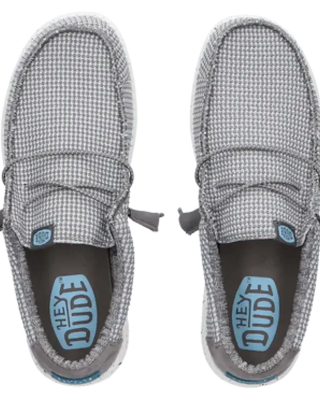 Hey Dude Wally Sport Mesh Grey