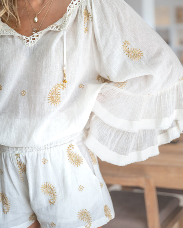 Ibzmode Short Pants Mila Esencia Ivory