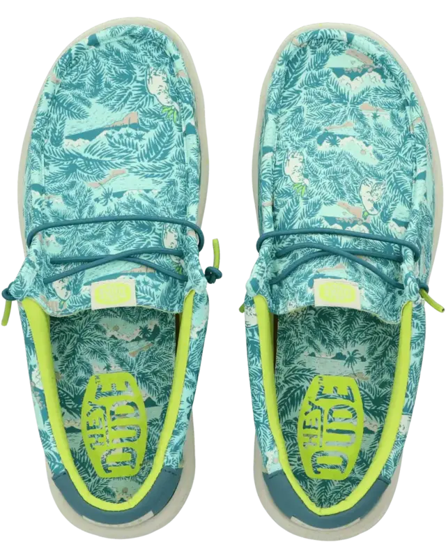 Hey Dude Wally H2O Tropical Blue Tropical