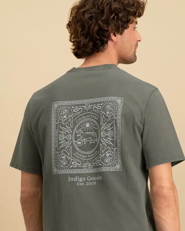 Circle of Trust Tristan Tee Dusty Green