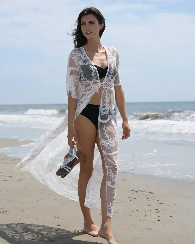 Positano Kimono - White