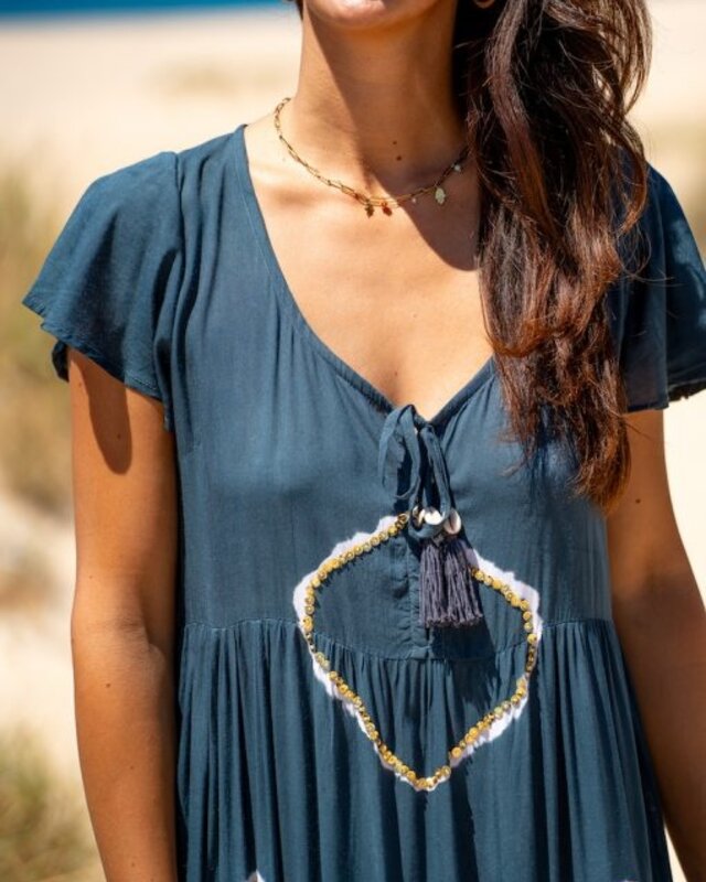 Tarifa Soul Midi Dress Lanzarote Blue