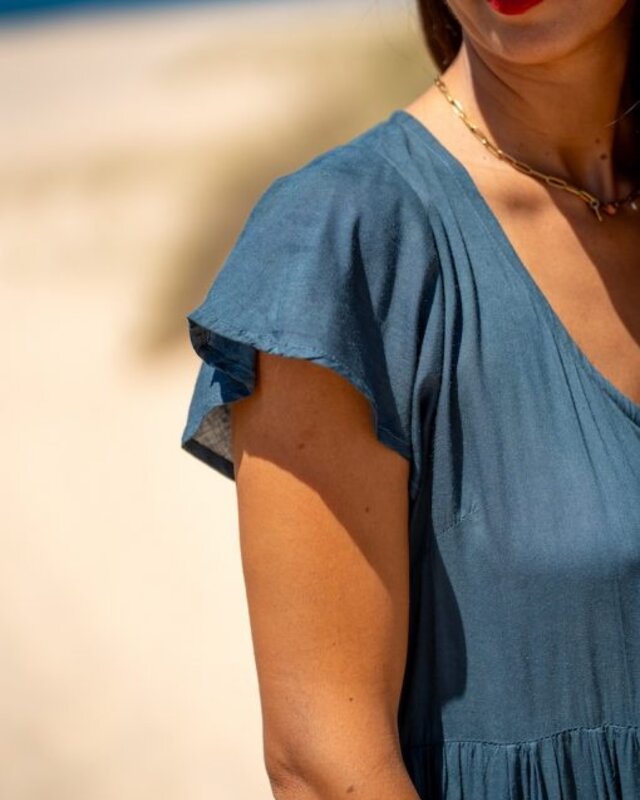 Tarifa Soul Midi Dress Lanzarote Blue