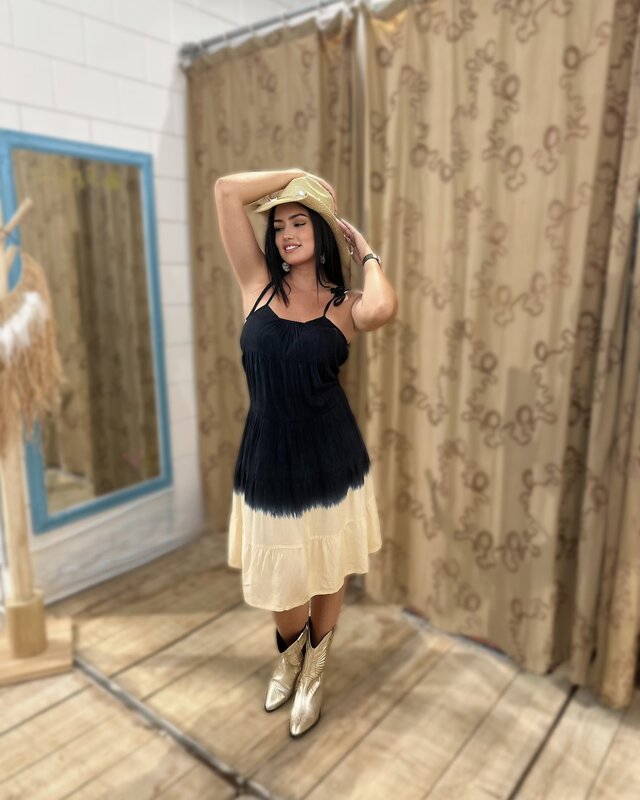 Tarifa Soul Short Dress Honolulu Navy