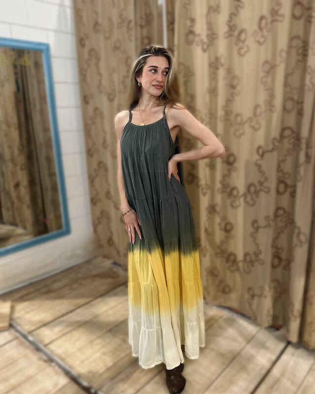 Tarifa Soul Maxi Dress Honolulu Green