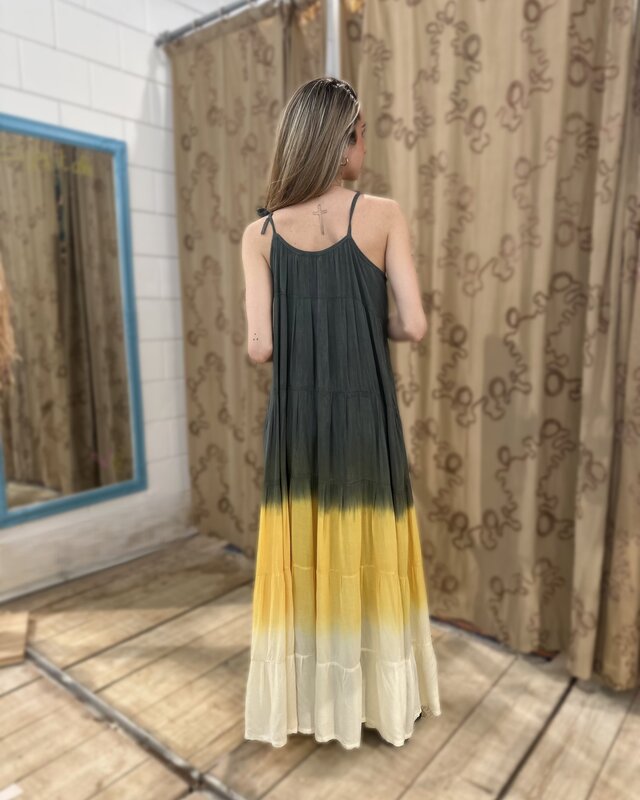 Tarifa Soul Maxi Dress Honolulu Green