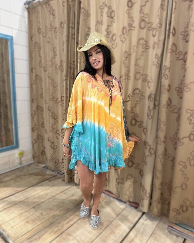 Tarifa Soul Poncho Waikiki Mint