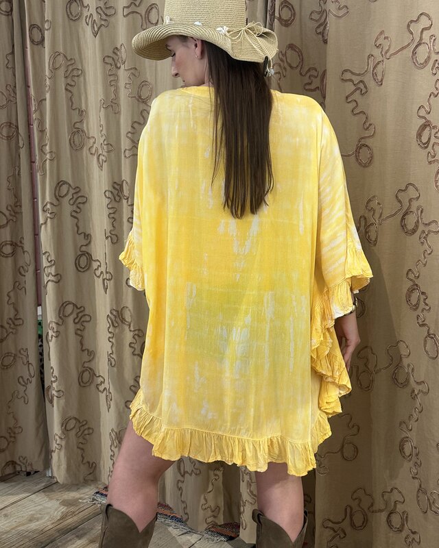 Tarifa Soul Poncho Hamoa Yellow