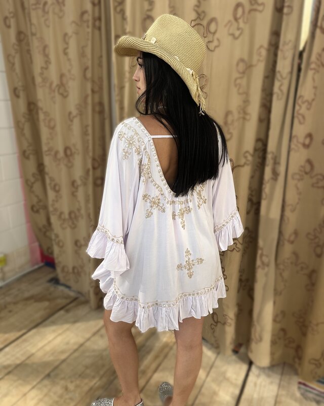 Tarifa Soul Poncho Maui White