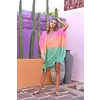 Poncho Palm Beach Sunny Days Pink/Orange/Emerald