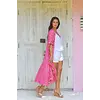 Kimono Bella Long Moonstone Hot Pink