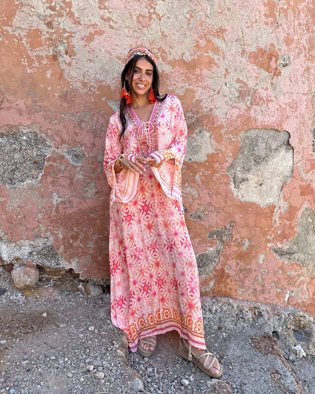 Valery Vain Fendi Dress Sunset