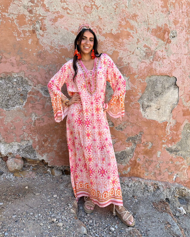 Valery Vain Fendi Dress Sunset