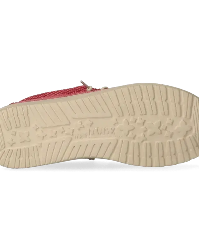 Hey Dude Wally Braided Pompeian Red