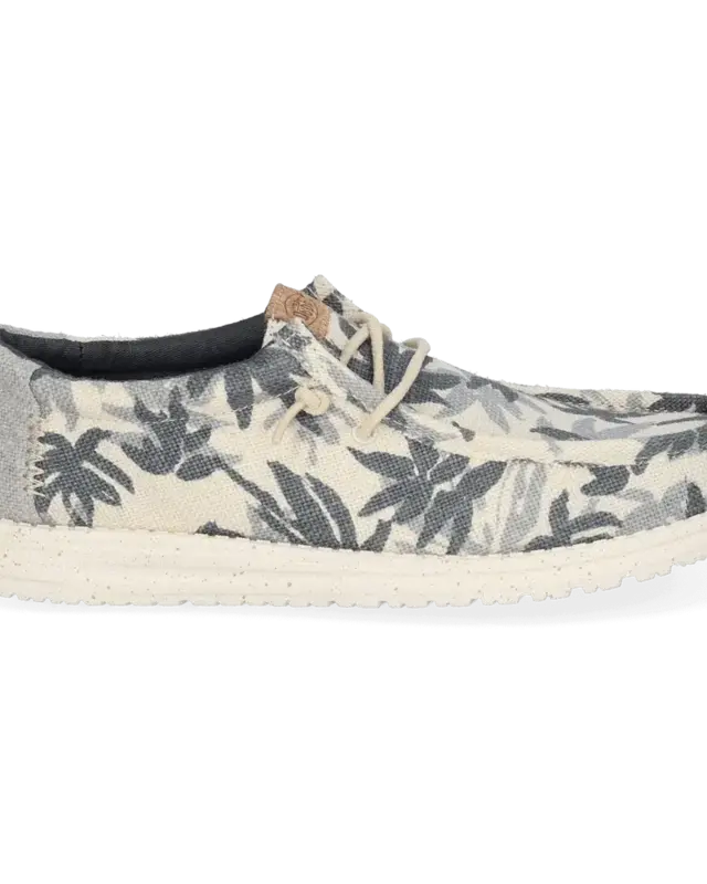 Hey Dude Wally Palm Jute Egret/Cloud Blue