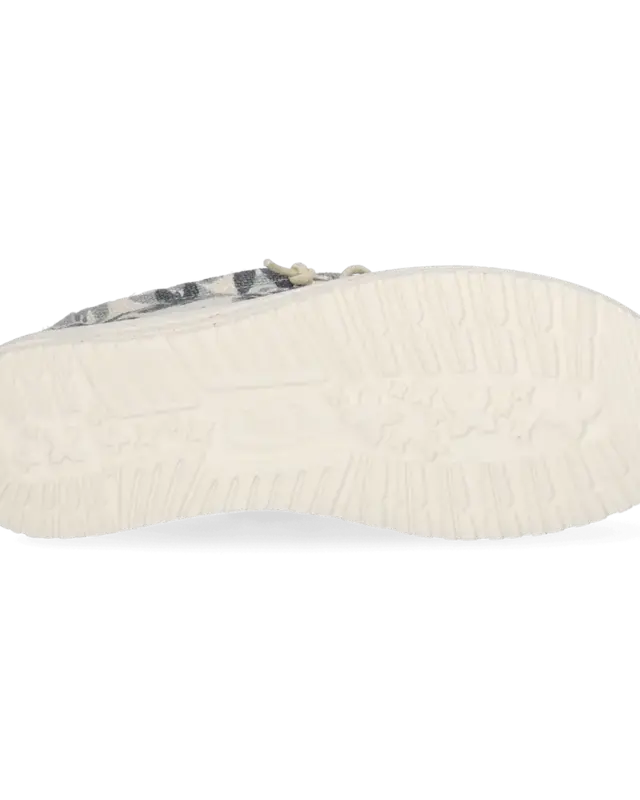 Hey Dude Wally Palm Jute Egret/Cloud Blue