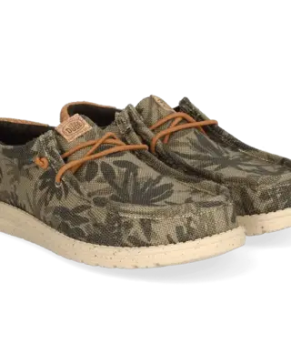 Hey Dude Wally Palm Jute Burnt Olive/Ginger Brown