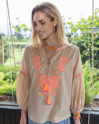 Tartaruga Aire Blouse Coffe