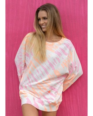 Tartaruga Mariposa Hoodie Orange Pink