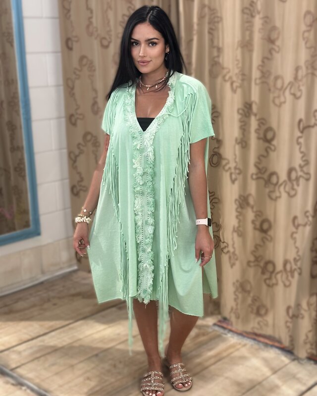 Tartaruga Charro Dress Mint