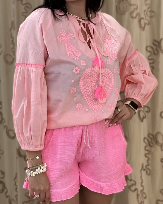 Tartaruga Aire Blouse Baby Pink