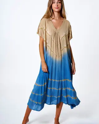 Melé Beach Jurk Marusi Cantik Blue