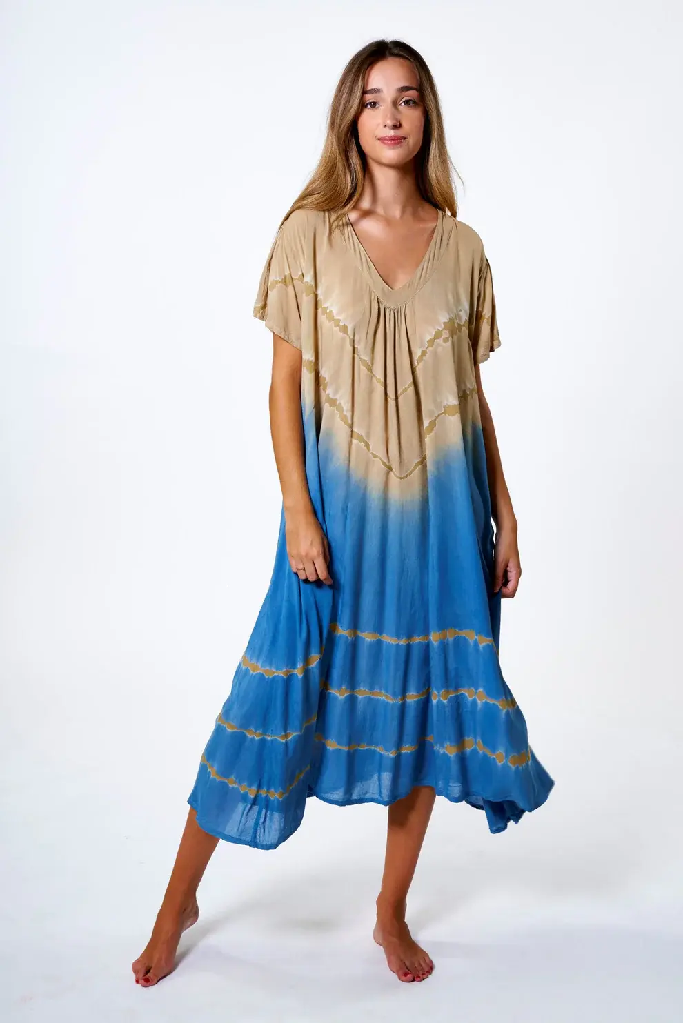 Melé Beach Jurk Marusi Cantik Blue