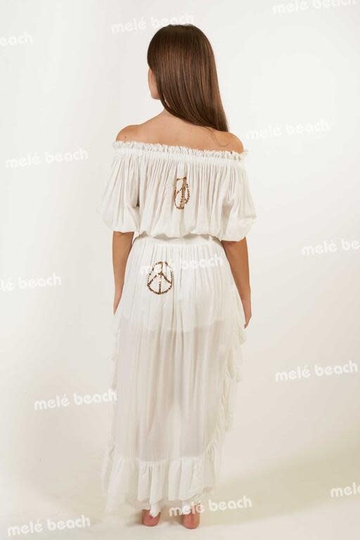 Melé Beach Top Crasa Off White