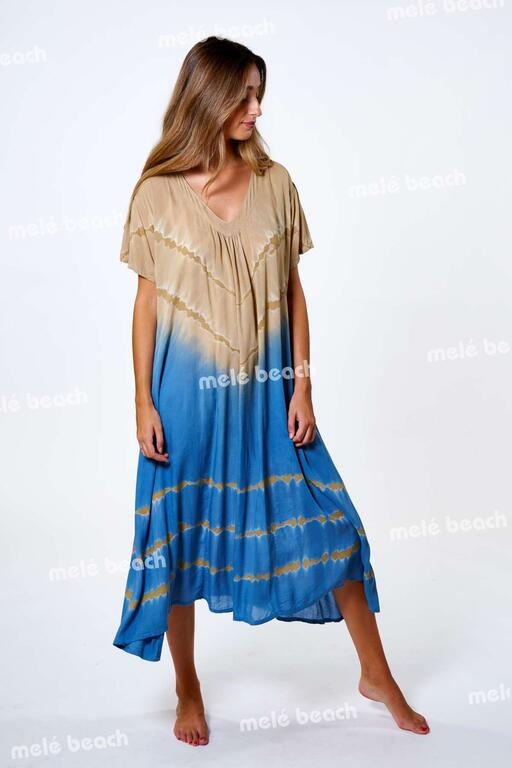 Melé Beach Jurk Marusi Cantik Blue