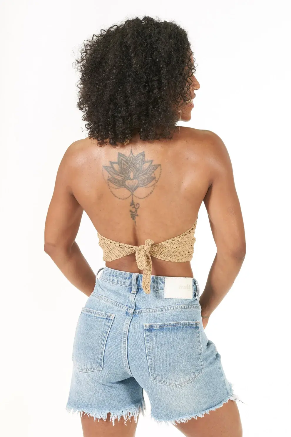 Melé Beach Top Kipas Camel