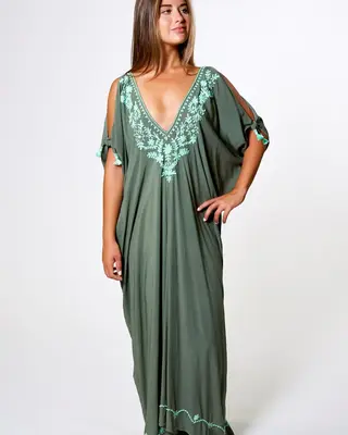 Melé Beach Lange Jurk  Sharm Army