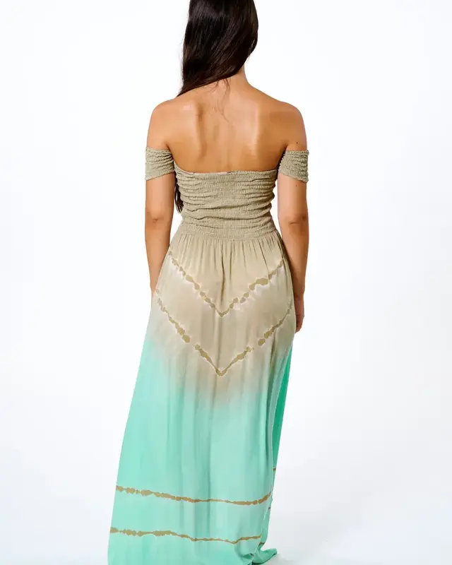 Melé Beach Lange Jurk Topali Cantik Aqua