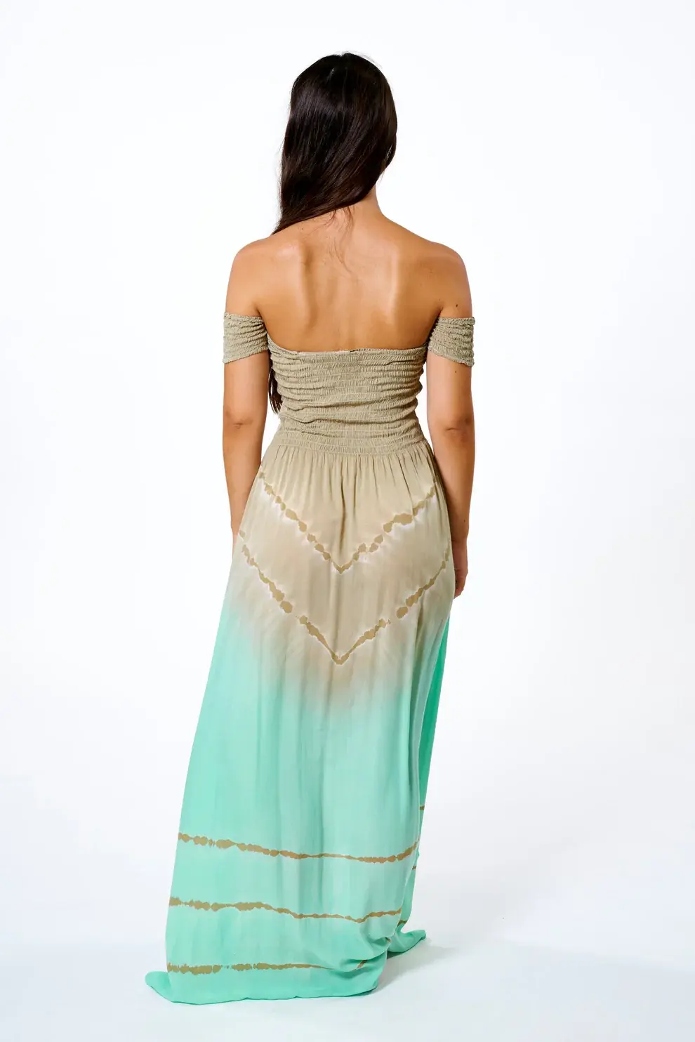 Melé Beach Lange Jurk Topali Cantik Aqua