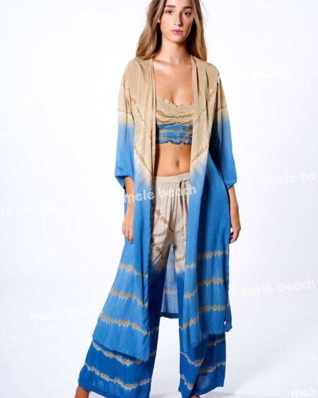 Melé Beach Kimono Baing Cantik Blue