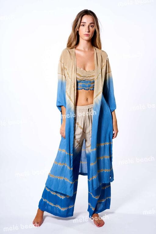 Melé Beach Kimono Baing Cantik Blue
