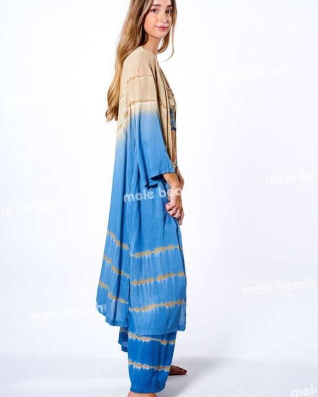 Melé Beach Kimono Baing Cantik Blue