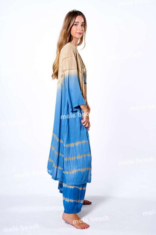 Melé Beach Kimono Baing Cantik Blue