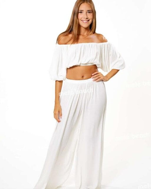 Melé Beach Top Selong Off White