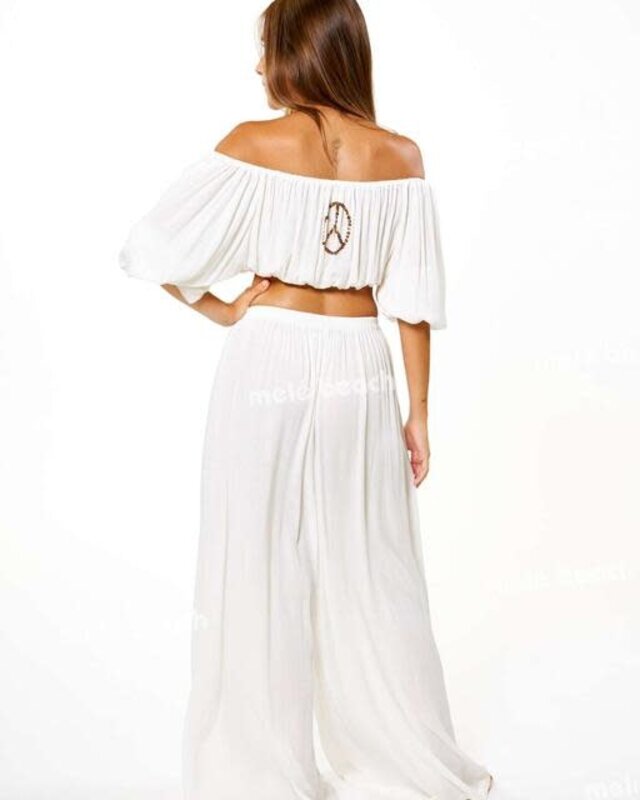 Melé Beach Top Selong Off White