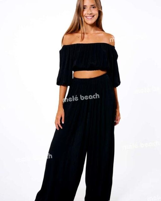 Melé Beach Top Selong Black