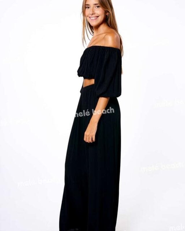 Melé Beach Top Selong Black