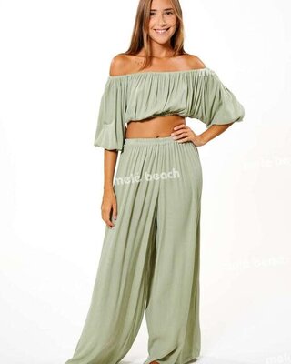 Melé Beach Top Selong Sage Green