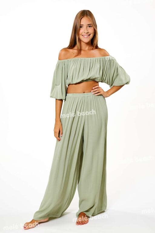 Melé Beach Top Selong Sage Green