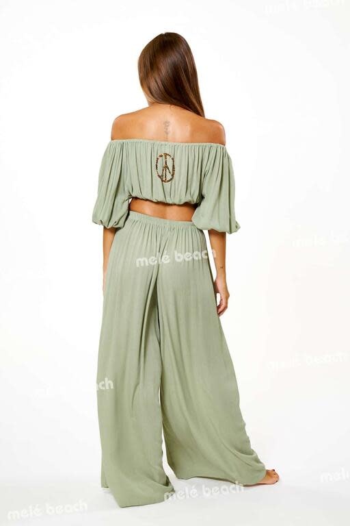 Melé Beach Top Selong Sage Green