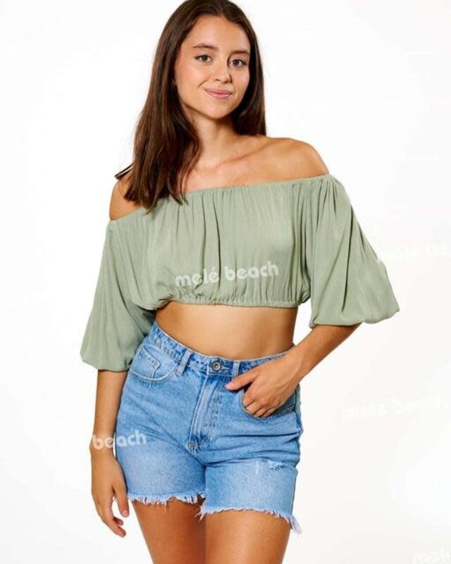 Melé Beach Top Selong Sage Green