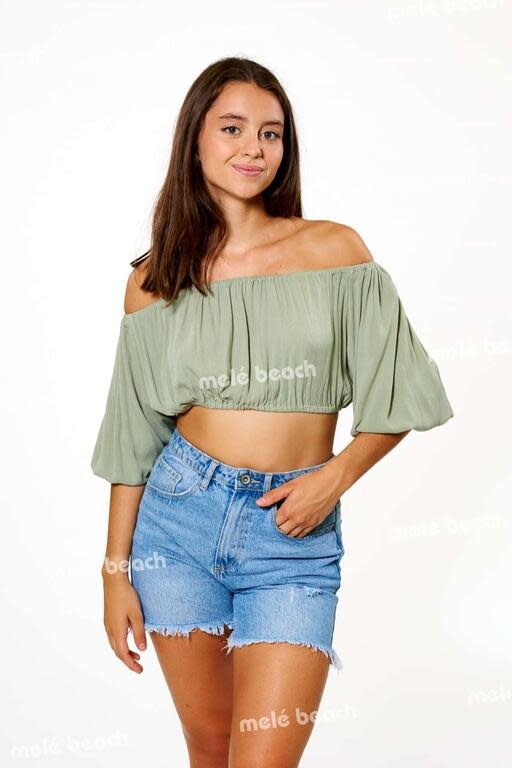 Melé Beach Top Selong Sage Green