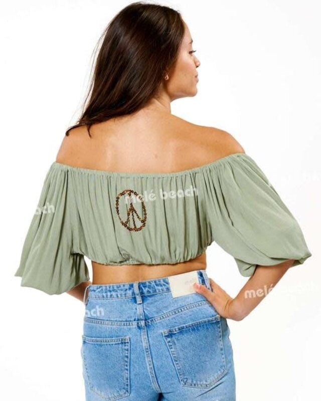 Melé Beach Top Selong Sage Green