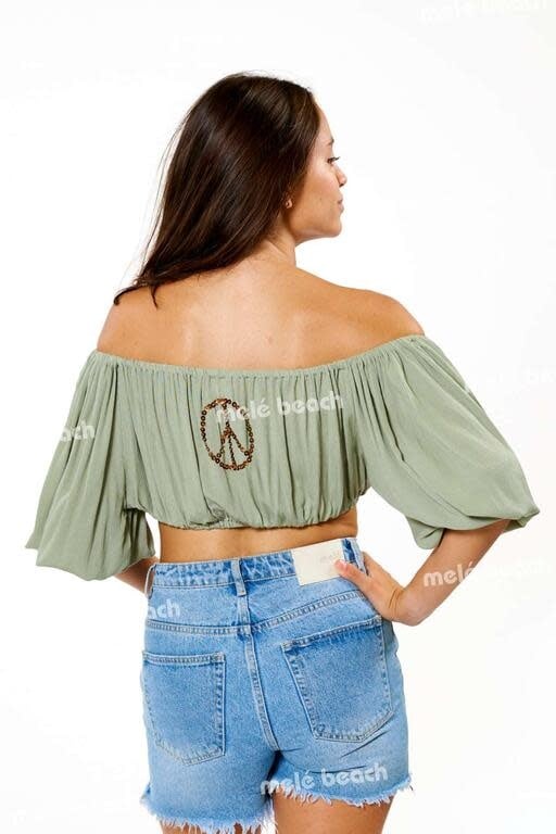 Melé Beach Top Selong Sage Green
