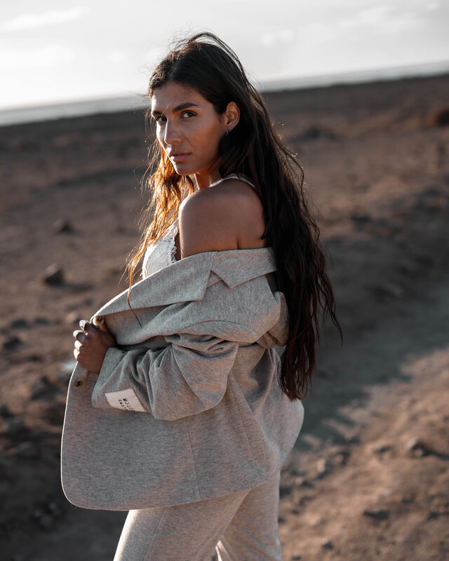 Moost Wanted Maeve Blazer Beige Melange