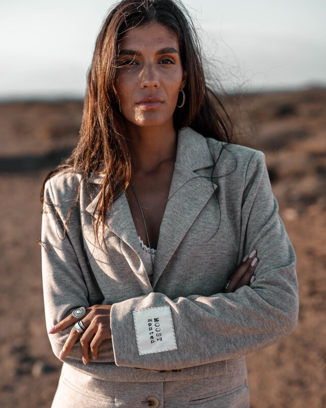 Moost Wanted Maeve Blazer Beige Melange